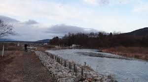 穂高川右岸河川敷